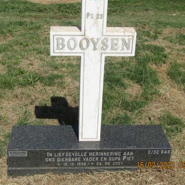 BOOYSEN Piet 1938-2007