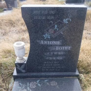 BOTHA Antonie 1971-1990