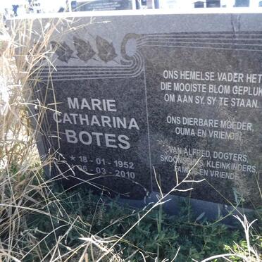 BOTES Marie Catharina 1952-2010