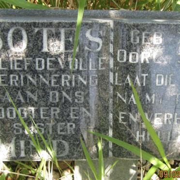 BOTES Minda 1952-1954