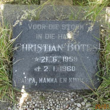 BOTES Christian 1959-1960