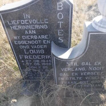 BOTES Louis Frederik 1945-1996