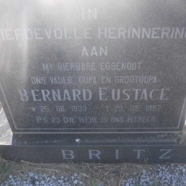 BRITZ Bernard Eustace 1933-1997