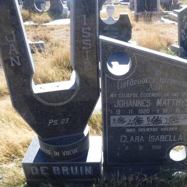 BRUIN Johannes Matthys, de  1920-1987 &amp; Clara Isabella  1921-