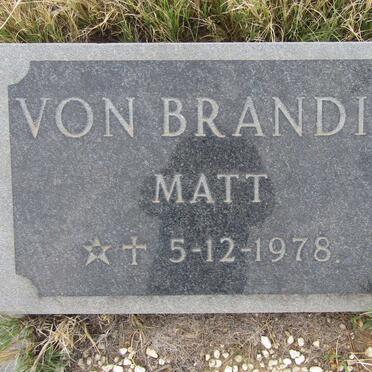 BRANDIS Matt, von 1978-1978