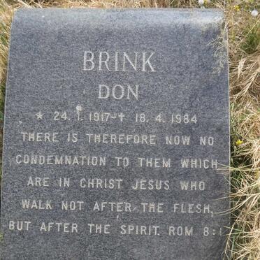 BRINK Don 1917-1984