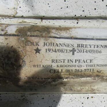 BREYTENBACH Izak Johannes 1934-2014