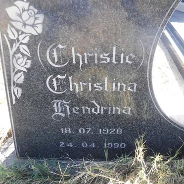 BRAKEL Jurie Johannes 1920-1985 &amp; Christina Hendrina 1928-1990