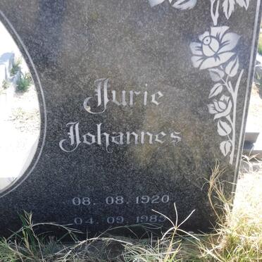 BRAKEL Jurie Johannes 1920-1985 &amp; Christina Hendrina 1928-1990