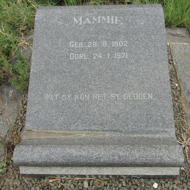 BRUYN Mammie, de 1902-1971