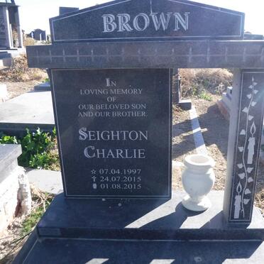 BROWN Seighton Charlie 1997-2015