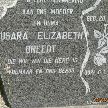 BREEDT Susara Elizabeth 1916-1990