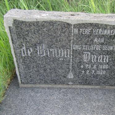 BRUYN Duan, de 1966-1966