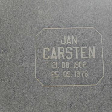 CARSTEN Jan 1902-1978