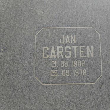 CARSTEN Jan 1902-1978