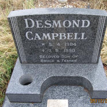 CAMPBELL Desmond 1984-1990