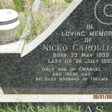 CAROULIAS Nicko 1938-1963