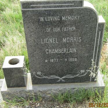 CHAMBERLAIN Lionel Morris 1877-1968