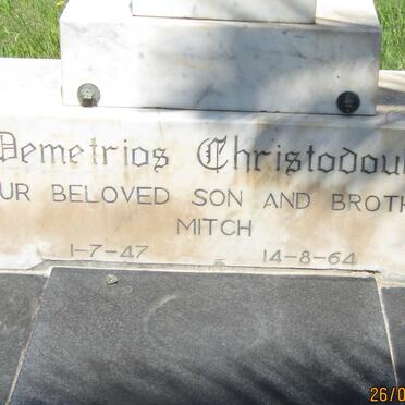 CHRISTODOULOU Demetrios 1947-1964