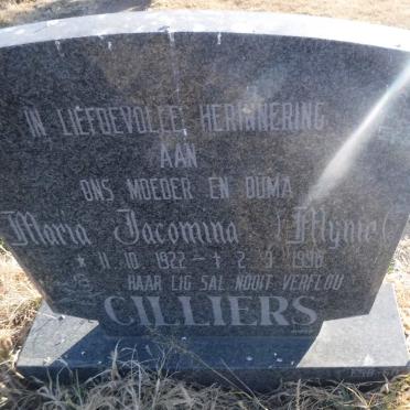 CILLIERS Maria Jacomina  1922-1996