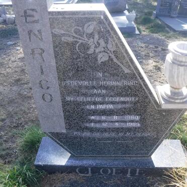 CLOETE Enrico 1960-1989