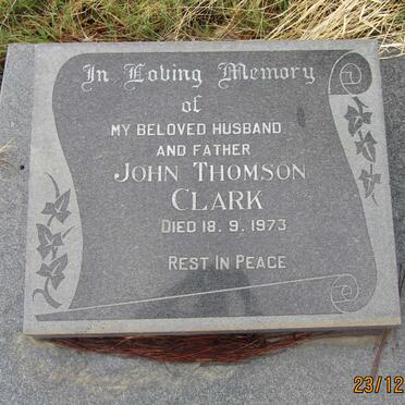 CLARK John Thomson -1973