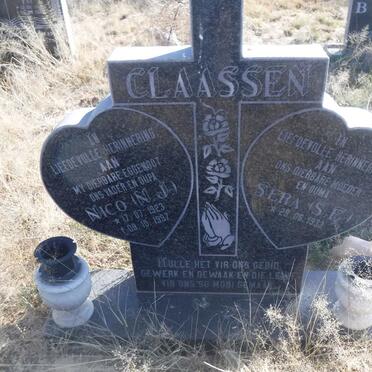 CLAASSEN N.J. 1923-1997 &amp; S.E. 1933-