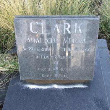 CLARK Adalaide Velda 1906-1972