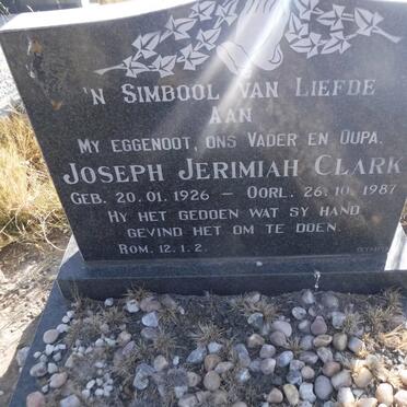 CLARK Joseph Jerimiah 1926-1987