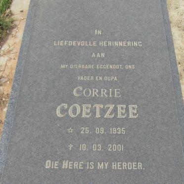 COETZEE Corrie 1935-2001