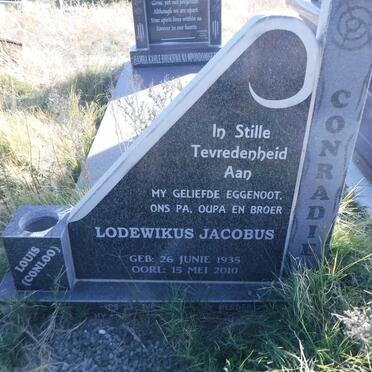 CONRADIE Lodewikus Jacobus 1935-2010