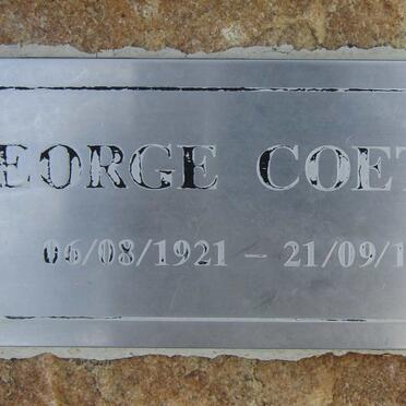 COETZEE George 1921-1965