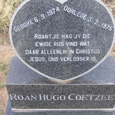 COETZEE Roan Hugo 1974-1975