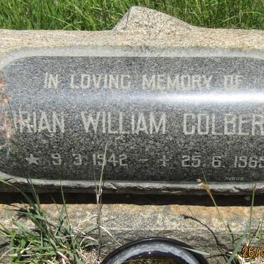 COLBERT Brian William 1942-1965