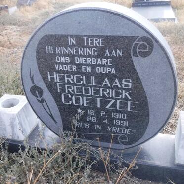 COETZEE Herculaas Frederick 1910-1991