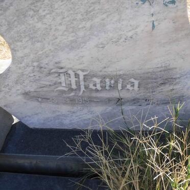 CONRADIE Jan 1916-1934 &amp; Maria 1915-1986