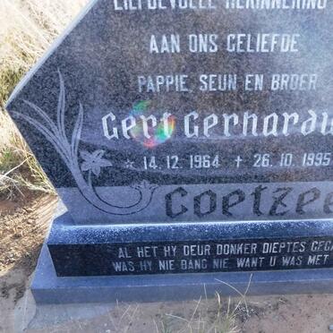 COETZEE Gert Gerhardus 1964-1995