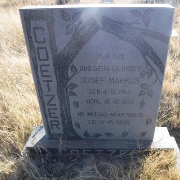 COETZER Josef Markus 1956-1979