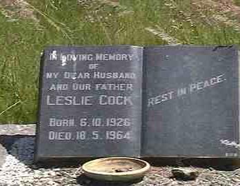 COCK Leslie 1926-1964