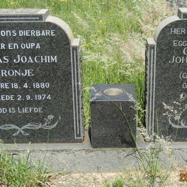 CRONJE Thomas Joachim 1880-1974 &amp; Catharina Johanna AUCAMP 1894-1966