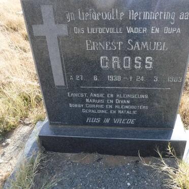 CROSS Ernest Samuel 1938-1983
