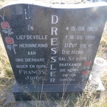 DRESSLER Francis John 1925-1996