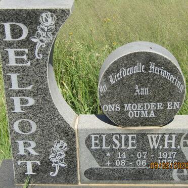 DELPORT Elsie W.H. 1917-1996