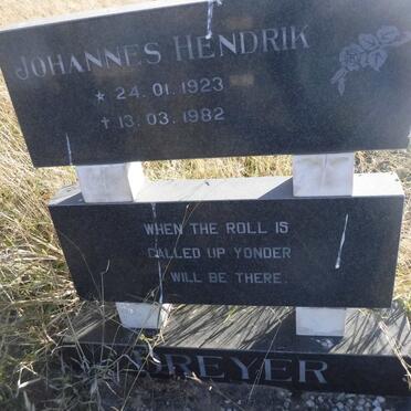 DREYER Johannes Hendrik 1923-1982