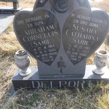 DELPORT Abraham Cornelius 1914-1986 &amp; Susara Catharina 1917-1983