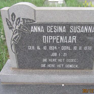 DIPPENAAR Anna Gesina Susanna 1934-1976