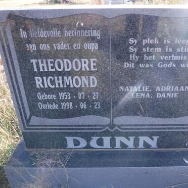 DUNN Theodore Richmond 1953-1998