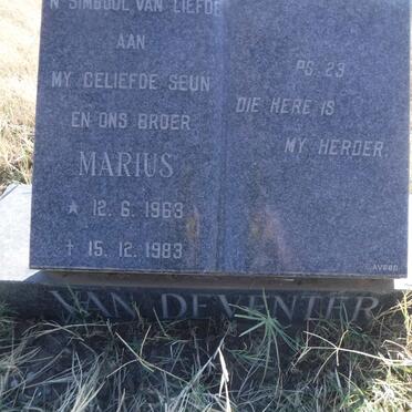 DEVENTER Marius, van 1963-1983