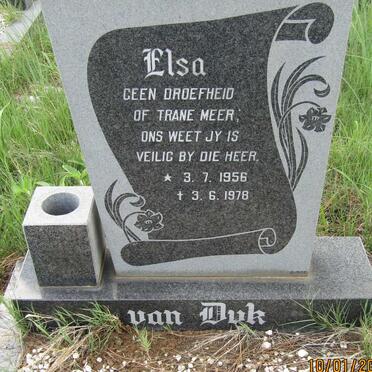 DYK Elsa, van 1956-1978