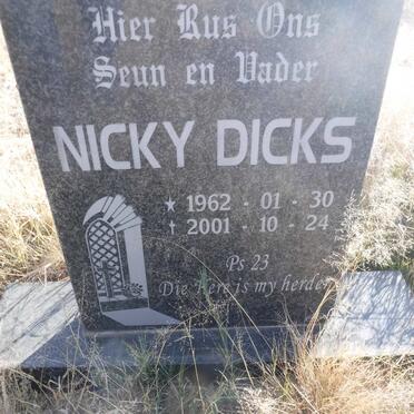 DICKS Nicky 1962-2001